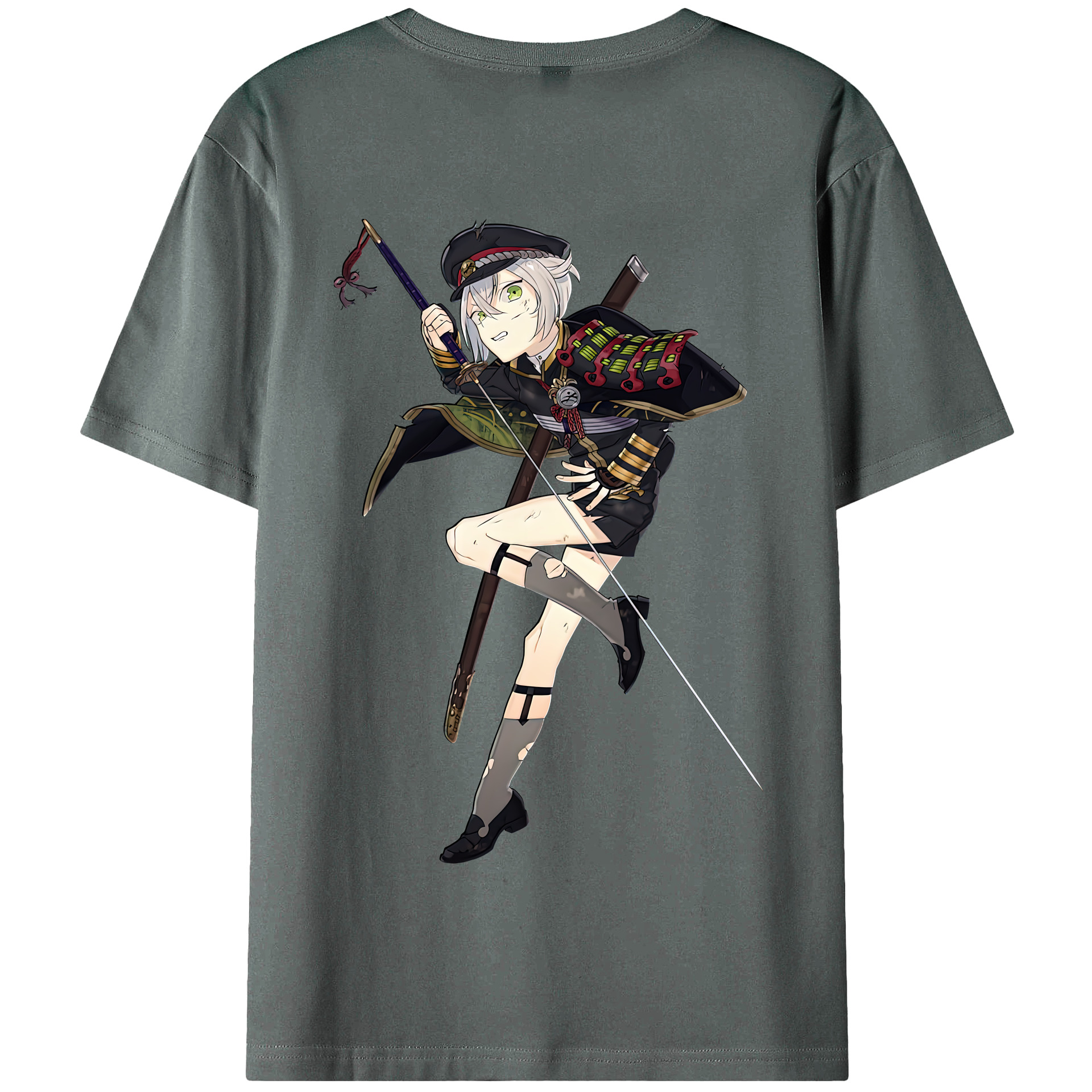 （画像用） 刀剣乱舞 Touken Ranbu 綿100％半袖Tシャツ（背面プリント）